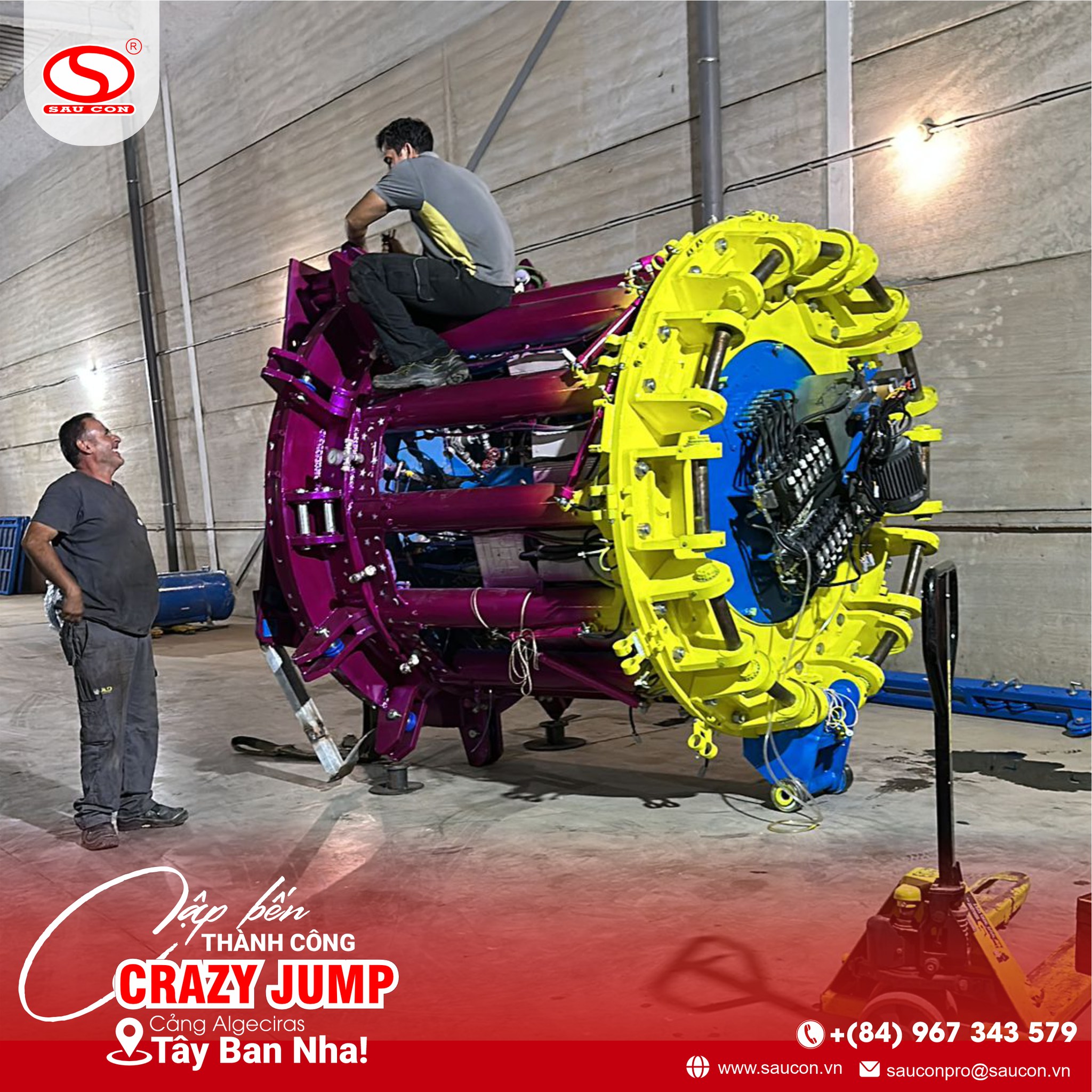 Crazy Jump Của Sấu Con Chính Thức Cập Bến Algeciras, Tây Ban Nha – Mở Ra Chương Mới Tại Thị Trường Châu Âu